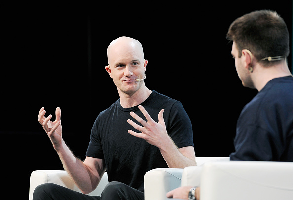 Brian Armstrong, cofondateur et PDG de Coinbase, le 7 septembre 2018 à San Francisco, en Californie.(Photo : Steve Jennings/Getty Images for TechCrunch)