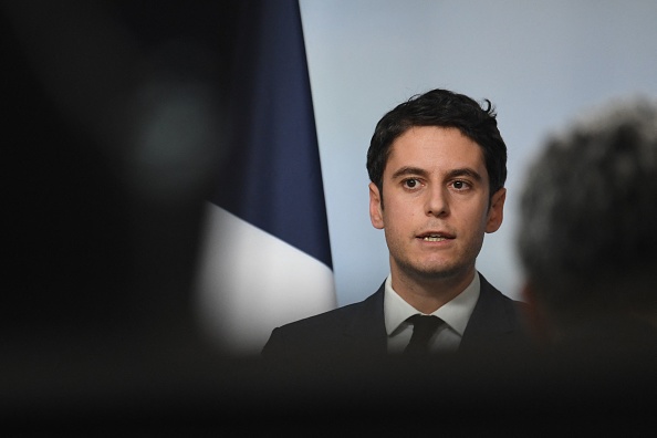 Le porte-parole du gouvernement Gabriel Attal. (Photo : ALAIN JOCARD/AFP via Getty Images)