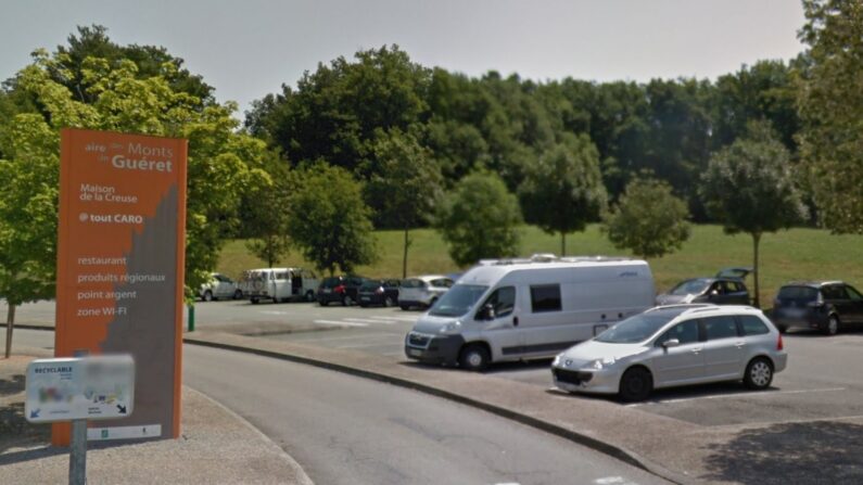 C'est sur l'aire des monts de Guéret à Saint-Sulpice-le-Guérétois (Creuse) que Jacques avait garé sa voiture dans laquelle il dormait depuis plusieurs jours lorsqu'il a rencontré François. (Capture d'écran/Google Maps)