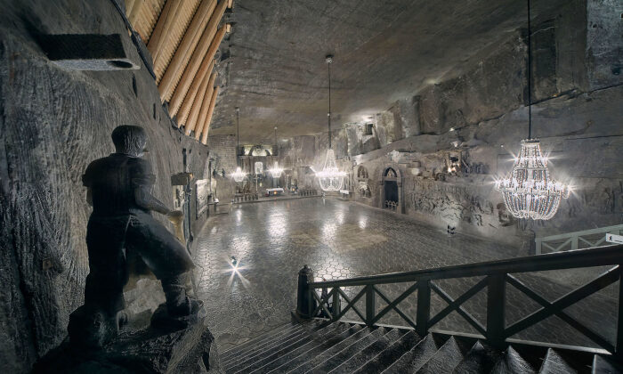 (avec l’aimable autorisation de la mine de sel de Wieliczka)