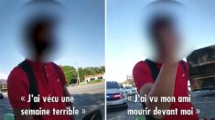 Un adjoint arrête un motard qui vient de voir mourir son ami et lui offre une épaule sur laquelle s’appuyer au lieu d’une contravention