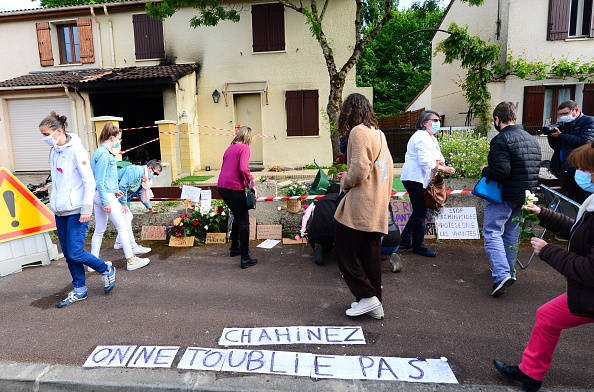 Chahinez âgée de 31 ans, mère de trois enfants, a été brûlée vive par son mari, le 5 mai 2021 à Mérignac en Gironde. (Photo : MEHDI FEDOUACH/AFP via Getty Images)