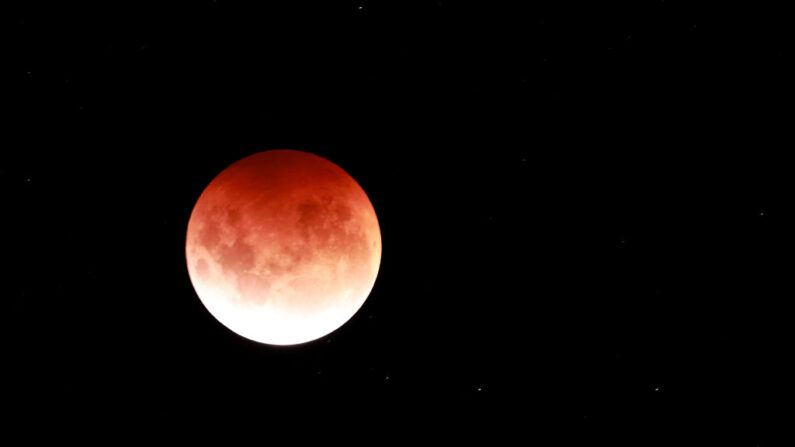 Une éclipse lunaire totale. (Phil Walter/Getty Images