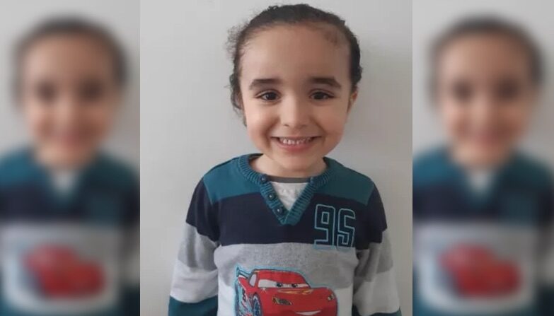 Abdallah est âgé de 3 ans (Crédit : Foued)