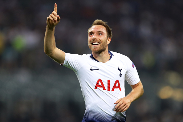 Christian Eriksen au stade San Siro, le 18 septembre 2018 à Milan, en Italie. (Photo : Dan Istitene/Getty Images)