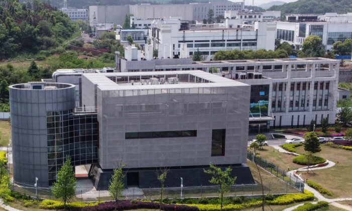 Une vue aérienne du laboratoire P4 de l'Institut de virologie de Wuhan, à Wuhan, dans la province centrale chinoise du Hubei, le 17 avril 2020. (Hector Retamal/AFP/Getty Images)