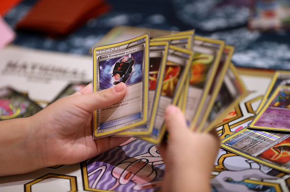 Des cartes Pokémon. (Photo : Justin Sullivan/Getty Images)