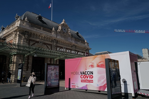 Gare de Nice, dans le sud de la France (VALERY HACHE/AFP via Getty Images)