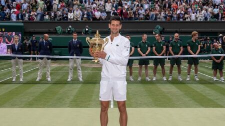 Wimbledon: Djokovic rejoint Federer et Nadal au sommet de la pyramide majeure