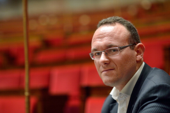 Le chef de file des députés (LR) Damien Abad.  (Photo : ERIC FEFERBERG/AFP via Getty Images)