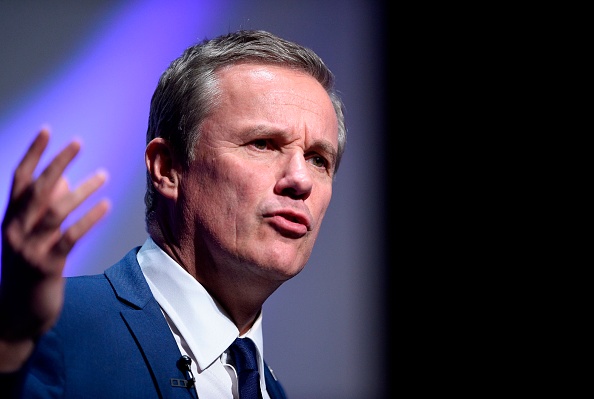 Le président du parti Debout la France Nicolas Dupont-Aignan. (Photo : JEAN CHRISTOPHE VERHAEGEN/AFP via Getty Images)