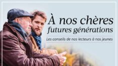 À nos chères futures générations : être gentil, généreux et prendre les autres dans ses bras