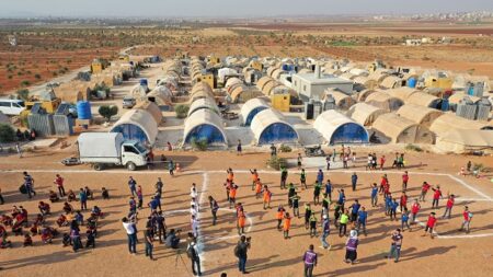 Dans la Syrie en guerre, des « Olympiades des tentes » pour les enfants des camps