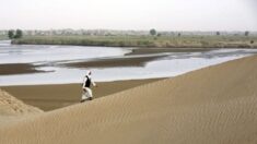 La région la plus sèche de Chine est touchée par des inondations, une partie de son plus grand désert est transformée en lac