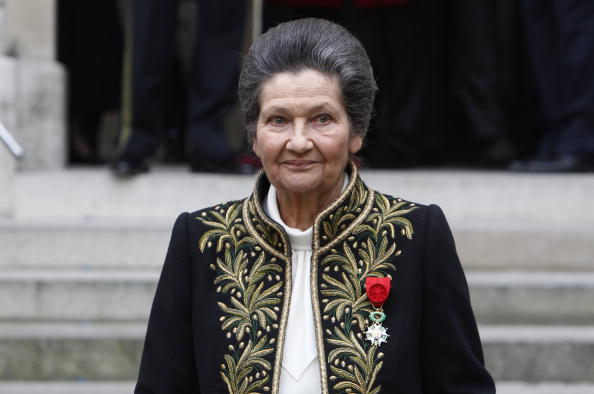  Simone Veil après sa cérémonie d'entrée comme membre de la prestigieuse Académie française, le 18 mars 2010 à Paris. (Photo : FRANCOIS GUILLOT/AFP via Getty Images)