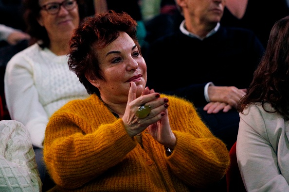 La sénatrice Esther Benbassa du groupe écologique EELV.  (Photo : GEOFFROY VAN DER HASSELT/AFP via Getty Images)