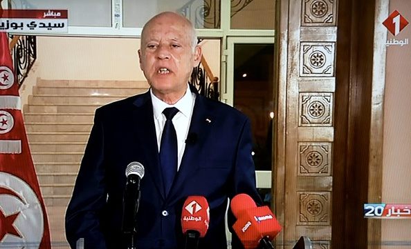 - Le président tunisien Kais Saied a promis le 20 septembre 2021 de nommer un Premier ministre. Photo de FETHI BELAID / AFP via Getty Images.