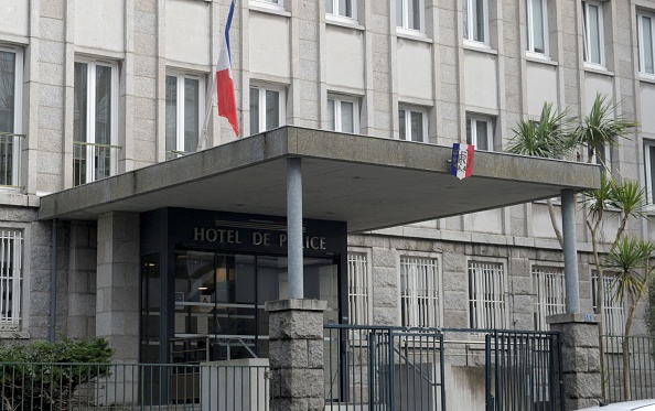 Un commissariat de police à Brest, dans l'ouest de la France. (FRED TANNEAU/AFP via Getty Images)