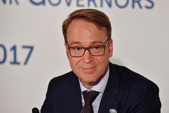 -Le président de la Banque centrale allemande (Bundesbank) Jens Weidmann, annonce sa démission. Photo par Alberto PIZZOLI / AFP via Getty Images.