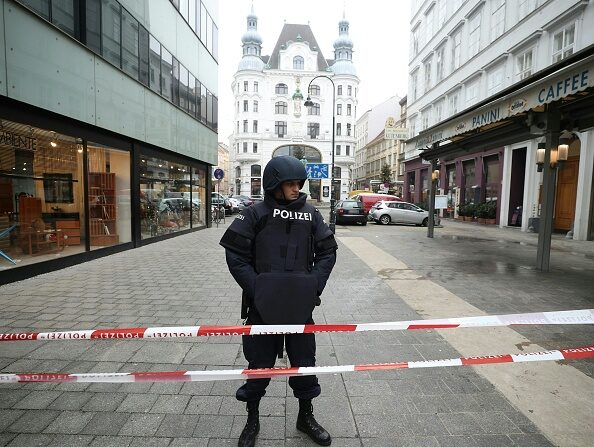 La ville de Vienne en plein confinement.
    (Photo GEORG HOCHMUTH/AFP via Getty Images)