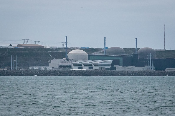 L'EPR de Flamanville (Manche), dont le chantier entrepris en 2007 n'est toujours pas achevé après maints retards et surcoûts.(Photo LOU BENOIST/AFP via Getty Images)