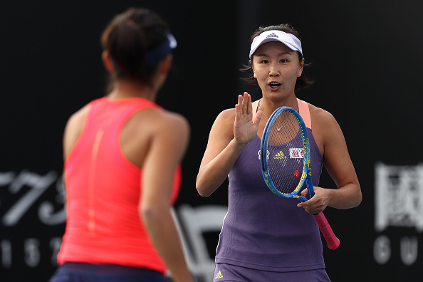 Shuai Peng le quatrième jour de l'Open d'Australie 2020 à Melbourne Park le 23 janvier 2020, Australie. Photo de Clive Brunskill/Getty Images.