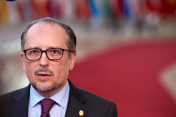 Le chancelier autrichien Alexander Schallenberg. (Photo : POOL NICOLAS MAETERLINCK/BELGA MAG/AFP via Getty Images)