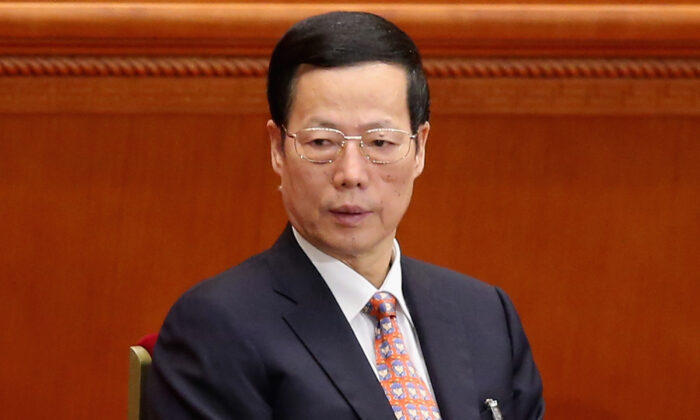 Le vice-Premier ministre chinois Zhang Gaoli assiste à la sixième réunion plénière de l'Assemblée populaire nationale au Grand Hall du Peuple à Beijing, le 16 mars 2013. (Feng Li/Getty Images)