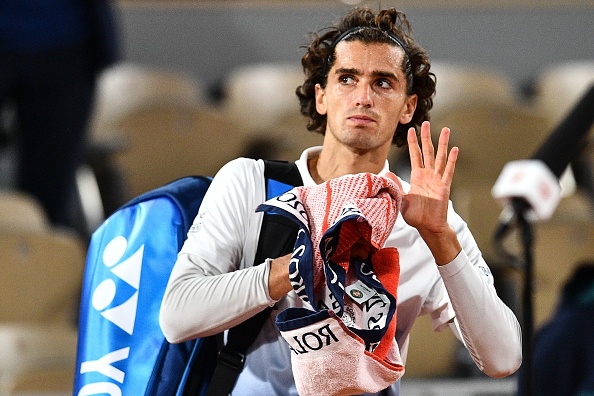 Pierre-Hugues Herbert lors de la quatrième journée du tournoi de tennis Roland Garros 2020 à Paris. (Photo : ANNE-CHRISTINE POUJOULAT/AFP via Getty Images)