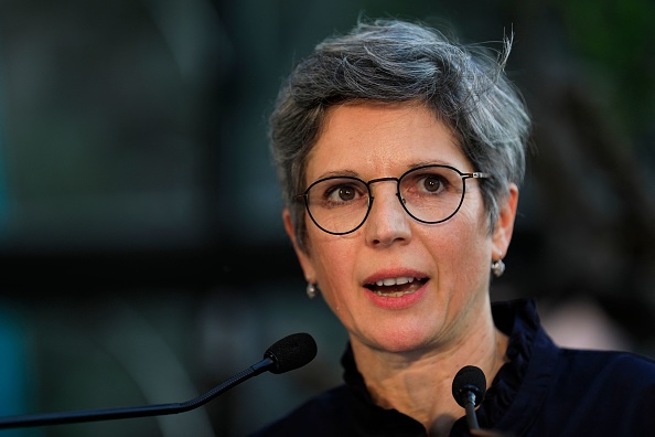 La députée écologiste ((EELV) Sandrine Rousseau. (Photo : SAMEER AL-DOUMY/AFP via Getty Images)