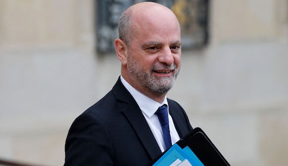 Le ministre de l'Éducation Jean-Michel Blanquer. (Photo : LUDOVIC MARIN/AFP via Getty Images)