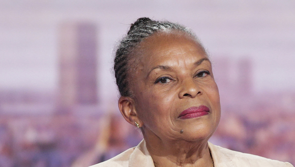 L'ancienne ministre de la Justice et candidate à l'élection présidentielle de 2022 Christiane Taubira.(Photo : GEOFFROY VAN DER HASSELT/AFP via Getty Images)