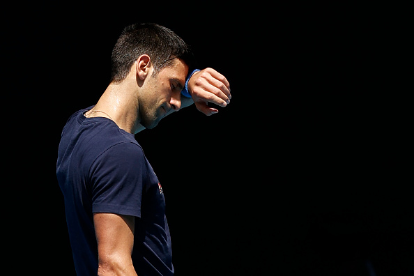 Novak Djokovic à Melbourne en  Australie. (Photo : Darrian Traynor/Getty Images)