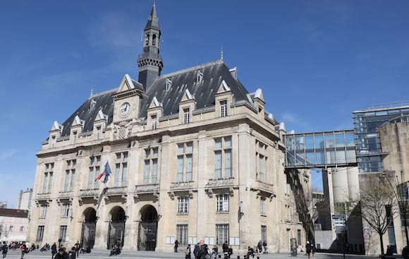 Mairie de Saint-Denis. (Photo : LUDOVIC MARIN/AFP via Getty Images)