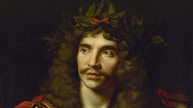 Molière (1622-1673) dans le rôle de César de "La Mort de Pompée" (Domaine public)