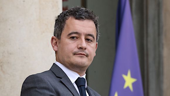 Le ministre de l'Intérieur Gérald Darmanin.   (Photo : LUDOVIC MARIN/AFP via Getty Images)