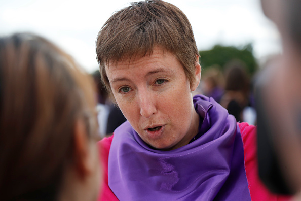 Caroline De Haas (ZAKARIA ABDELKAFI/AFP via Getty Images)