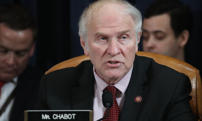 Le représentant Steve Chabot (Parti républicain, Ohio) dans le Longworth House Office Building au Capitole à Washington, DC, le 4 décembre 2019. (Drew Angerer/Getty Images)