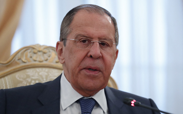 Le ministre russe des Affaires étrangères Sergei Lavrov . (Photo : MAXIM SHIPENKOV/POOL/AFP via Getty Images)