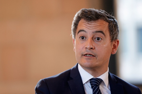 Le ministre de l'Intérieur Gérald Darmanin (GEOFFROY VAN DER HASSELT/AFP via Getty Images)