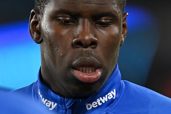 Le défenseur français Kurt Zouma, à Londres, le 8 février 2022. (GLYN KIRK/AFP via Getty Images)