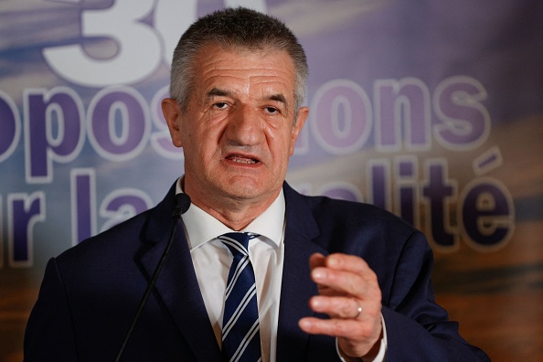 Jean Lassalle, candidat à la présidence du parti "Résistons !" (GEOFFROY VAN DER HASSELT/AFP via Getty Images)