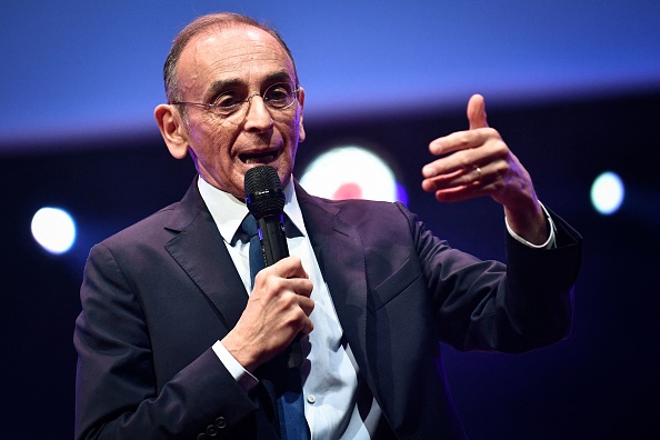 Le candidat à la présidence du parti Reconquete !, Eric Zemmour (STEPHANE DE SAKUTIN/AFP via Getty Images)