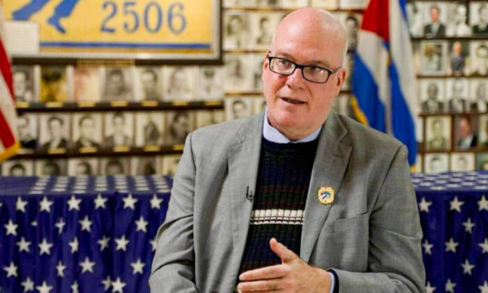 Orlando Gutierrez-Boronat, coordinateur de l'Assemblée de la résistance cubaine. (Zheng Wang/Epoch Times)
