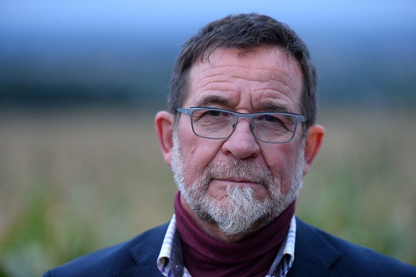 Patrick Bougeard, ancien président de l'association 'Solidarité Paysans'. (JEAN-FRANCOIS MONIER/AFP via Getty Images)