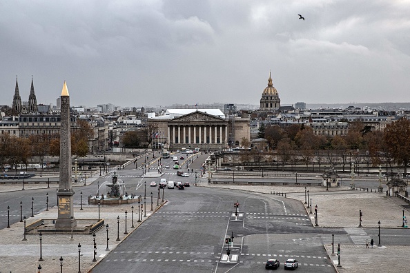 Place de la Concorde, dans le 8e arrondissement de Paris. (Photo JOEL SAGET/AFP via Getty Images)