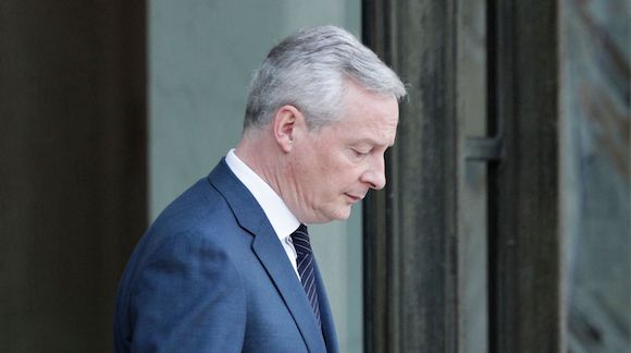 Le ministre de l'Économie Bruno Le Maire. (Photo : GEOFFROY VAN DER HASSELT/AFP via Getty Images)