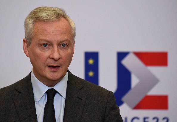 Le ministre français de l'Économie et des Finances, Bruno Le Maire. (ERIC PIERMONT/AFP via Getty Images)