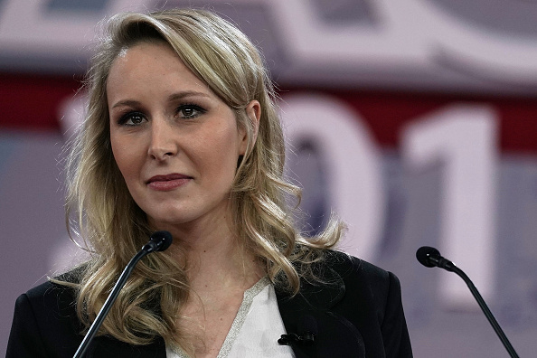 Marion Maréchal, élue dimanche soir eurodéputée après avoir mené la liste du parti zemmouriste Reconquête! (Photo Alex Wong/Getty Images)