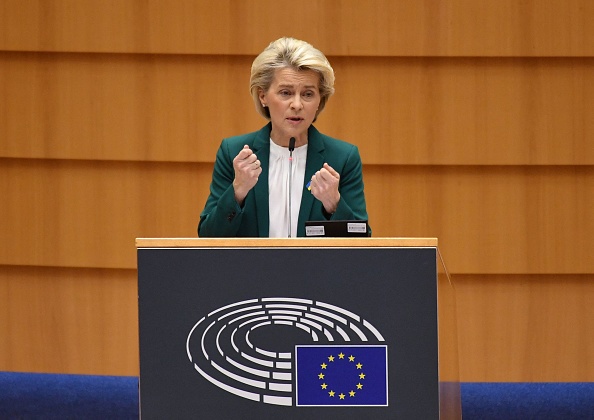 Ursula von der Leyen, présidente de la Commission européenne.
(Photo JOHN THYS/AFP via Getty Images)